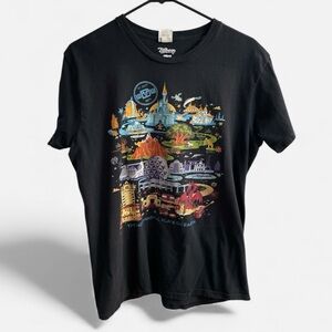 Disney World 50th Anniversary T-Shirt Medium Retro Park Graphic 01 OCT 1971